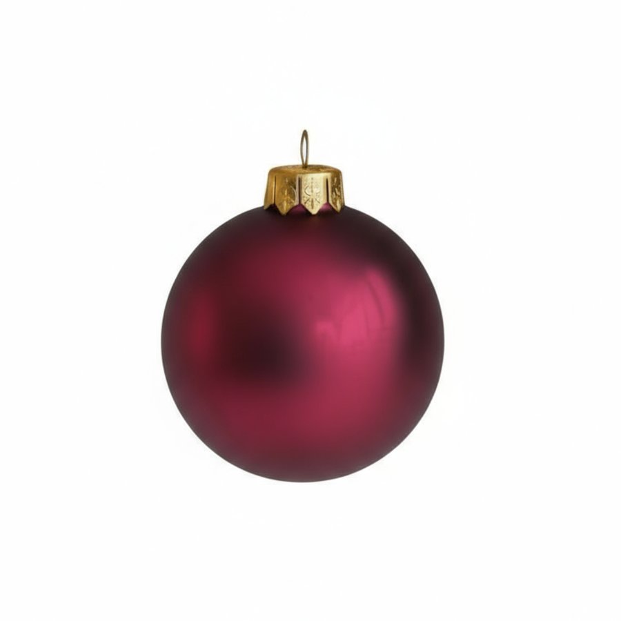 🎄 Lot de 4 boules de Noël multicolore personnalisées en verre