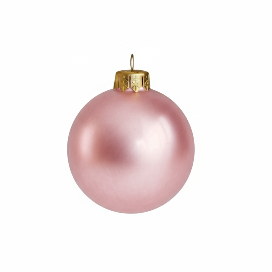 🎄 Lot de 4 boules de Noël multicolore personnalisées en verre