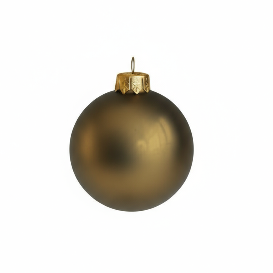 🎄 Lot de 4 boules de Noël multicolore personnalisées en verre