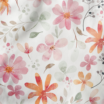 SERVIETTE DE TABLE / CANTINE imperméable - Fleurs