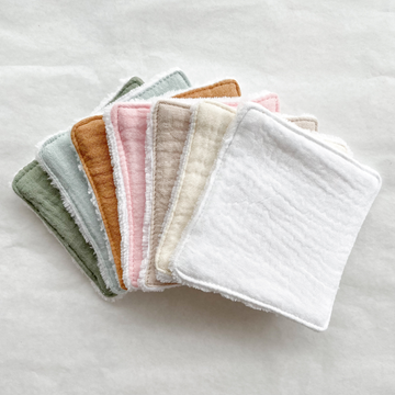 Semainier de lingettes lavables multi-usages