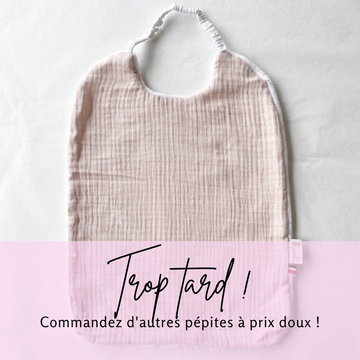 SERVIETTE DE CANTINE - Rose Poudre