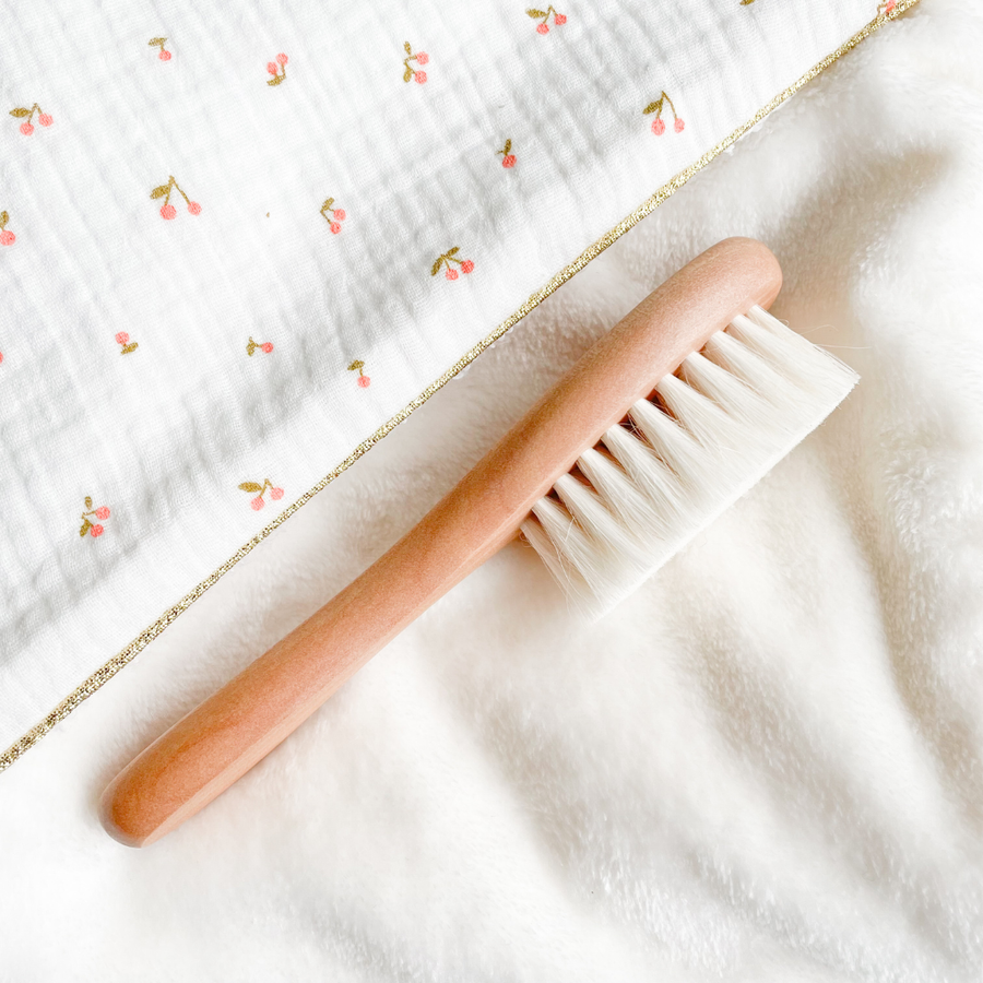 Coffret cadeau bain bébé personnalisé Cerise