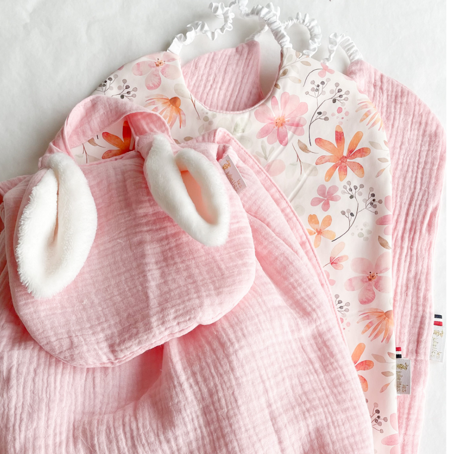 SERVIETTE DE TABLE / CANTINE - Rose blush