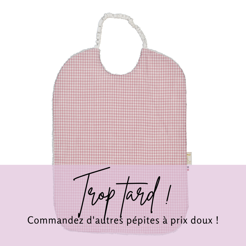 SERVIETTE DE CANTINE VICHY LILAS