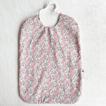 SERVIETTE DE TABLE / CANTINE - Fleuri rose