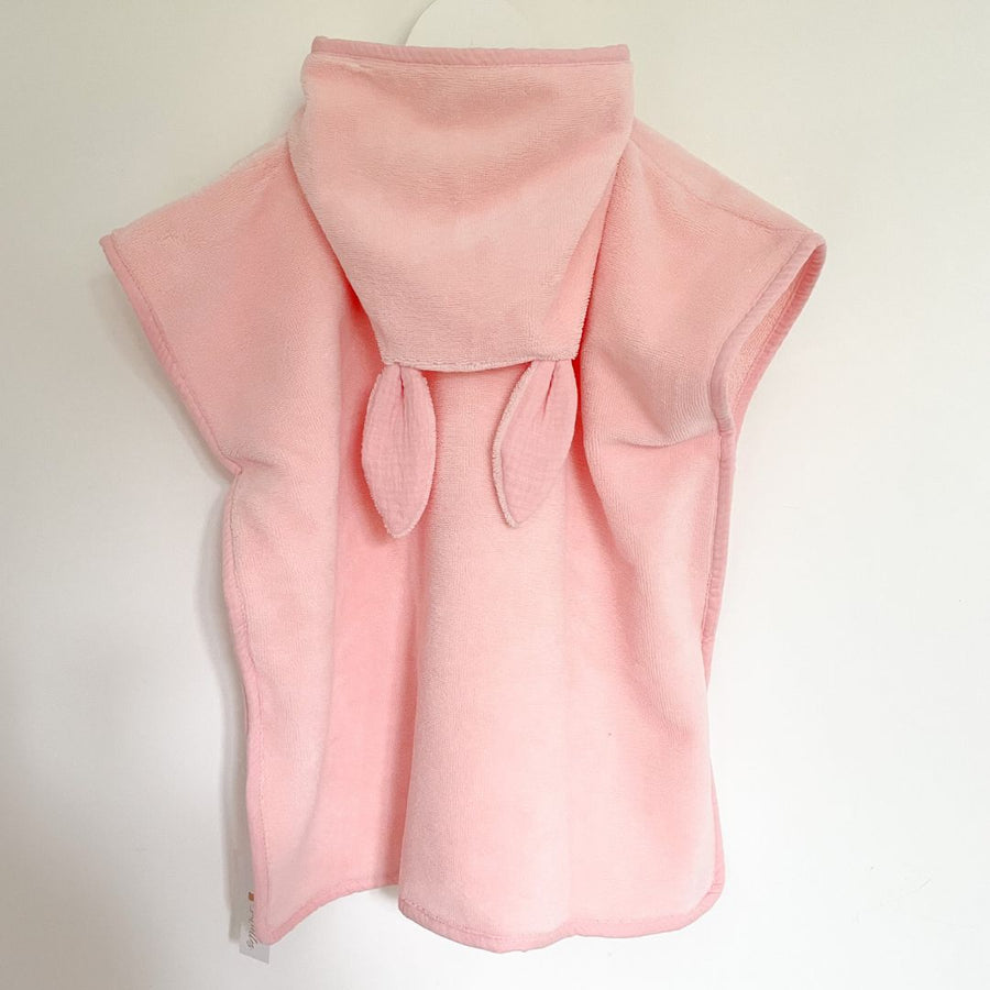 PONCHO DE BAIN LAPINOU ROSE