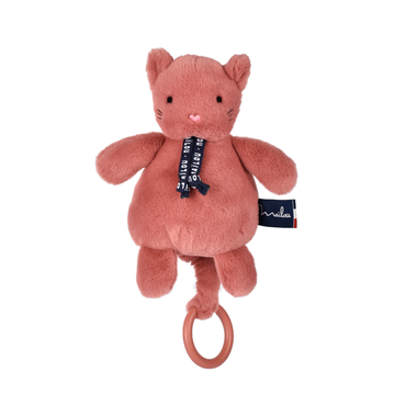 Boîte à musique Chat Dorlotin Rose