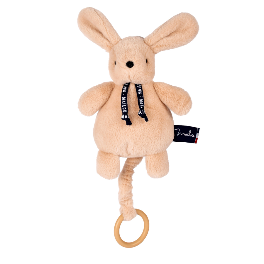 Boîte à musique Lapin Dorlotin beige