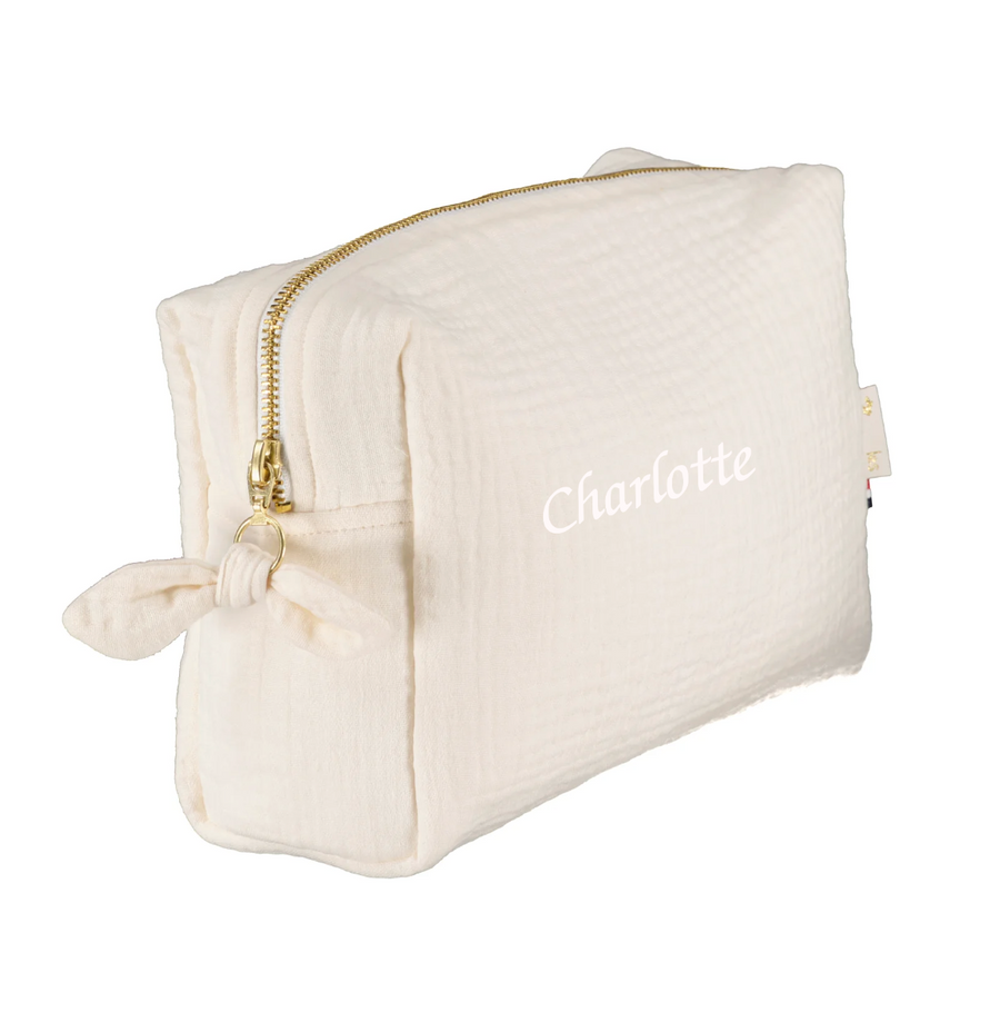 Trousse de toilette écru