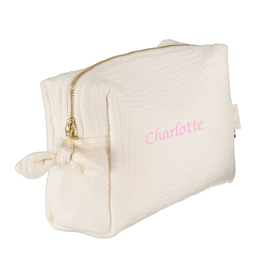 Trousse de toilette écru