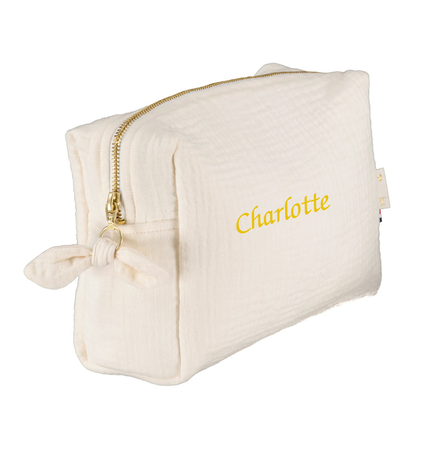 Trousse de toilette écru