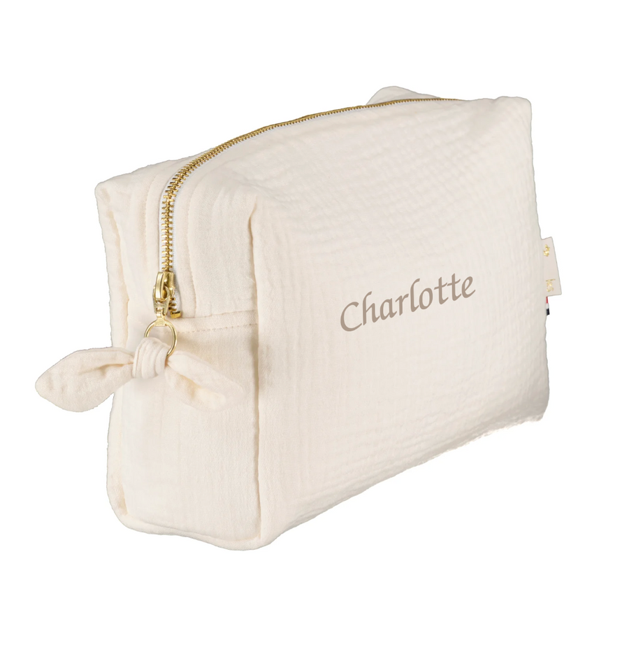 Trousse de toilette écru