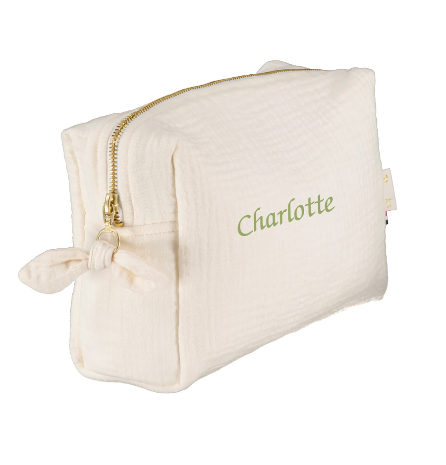 Trousse de toilette écru