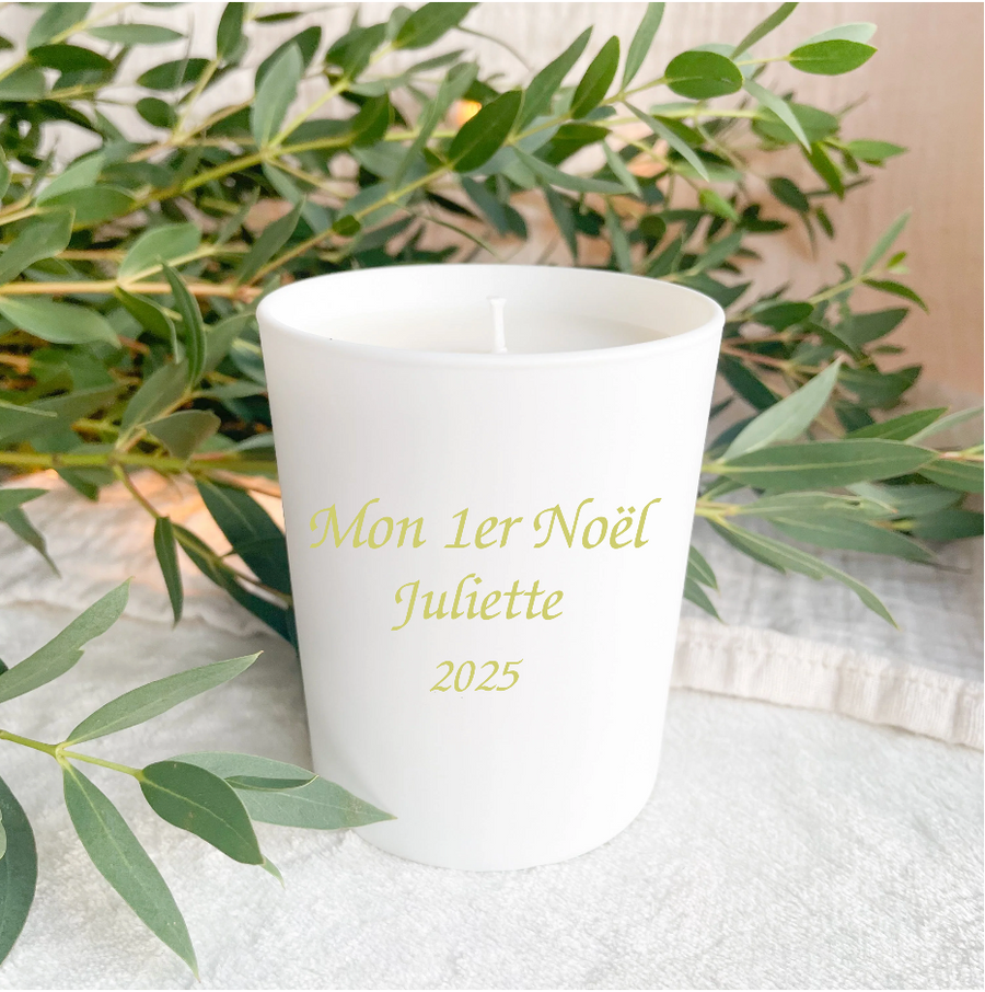 Bougie parfumée personnalisée