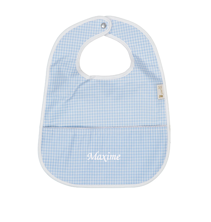BAVOIR POCHE ENDUIT VICHY BLEU #122