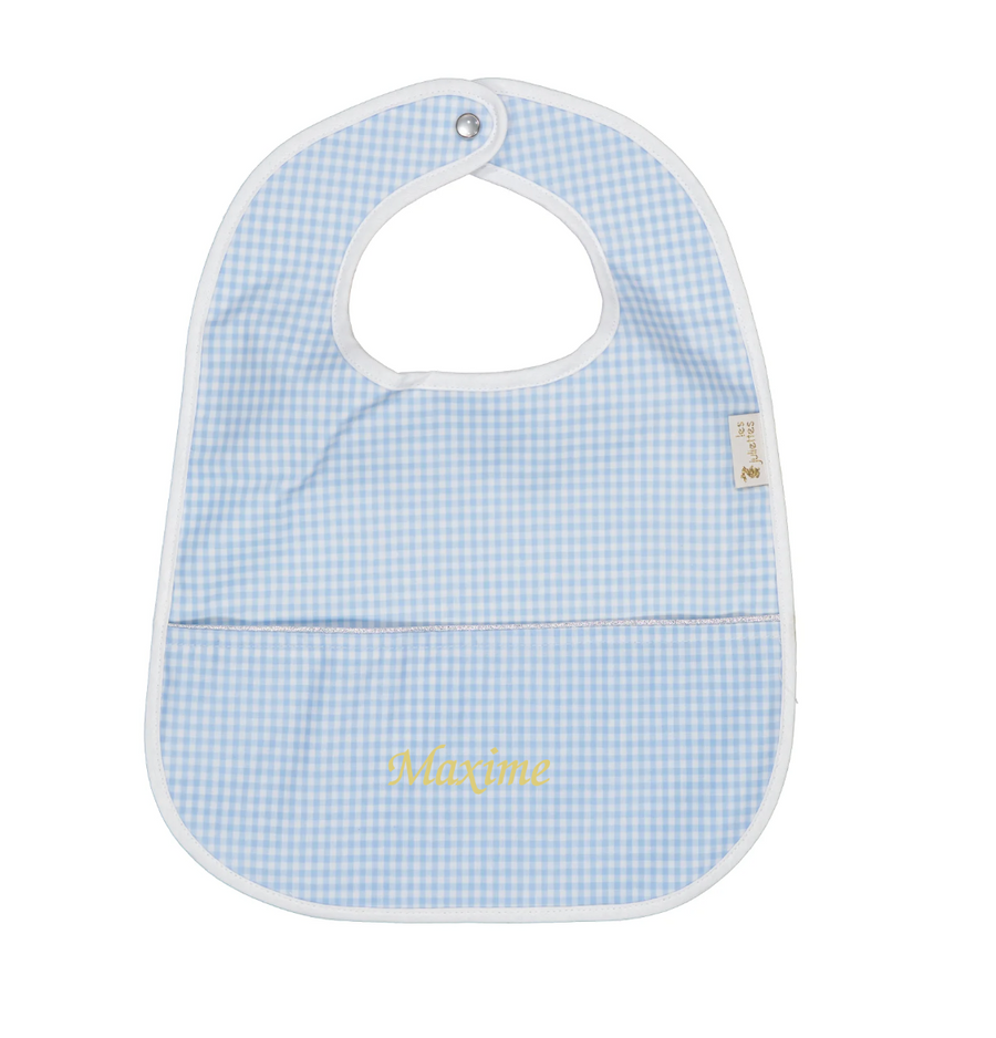 BAVOIR POCHE ENDUIT VICHY BLEU #122