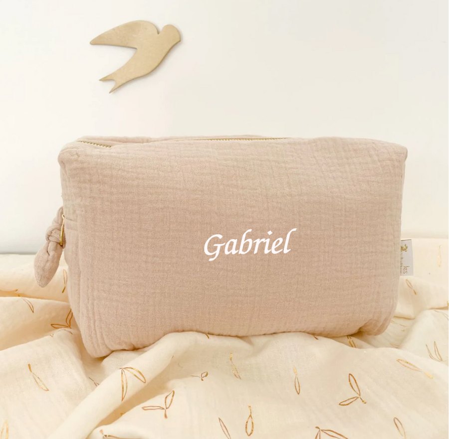 Trousse de toilette personnalisable pour bébé