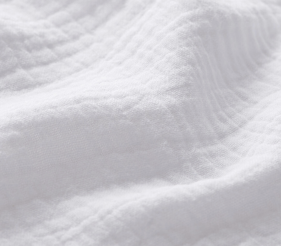 DRAP HOUSSE double gaze blanc