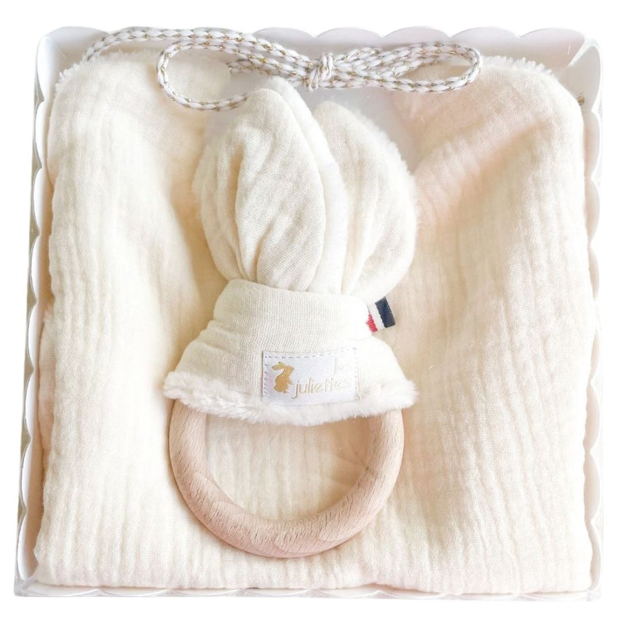 Coffret naissance lapinou écru