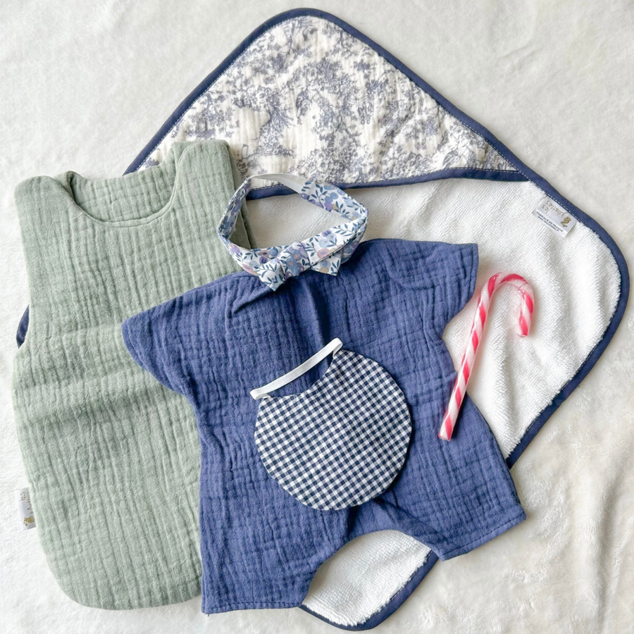 Ensemble poupon et poupée 32/42cm #501