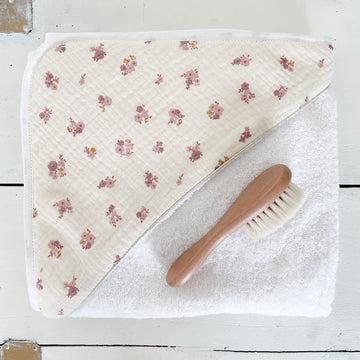 Cape de bain coton Rosa