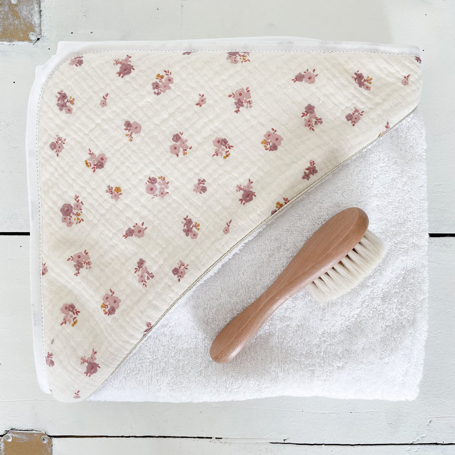 Cape de bain coton Rosa