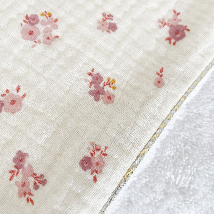Cape de bain coton Rosa
