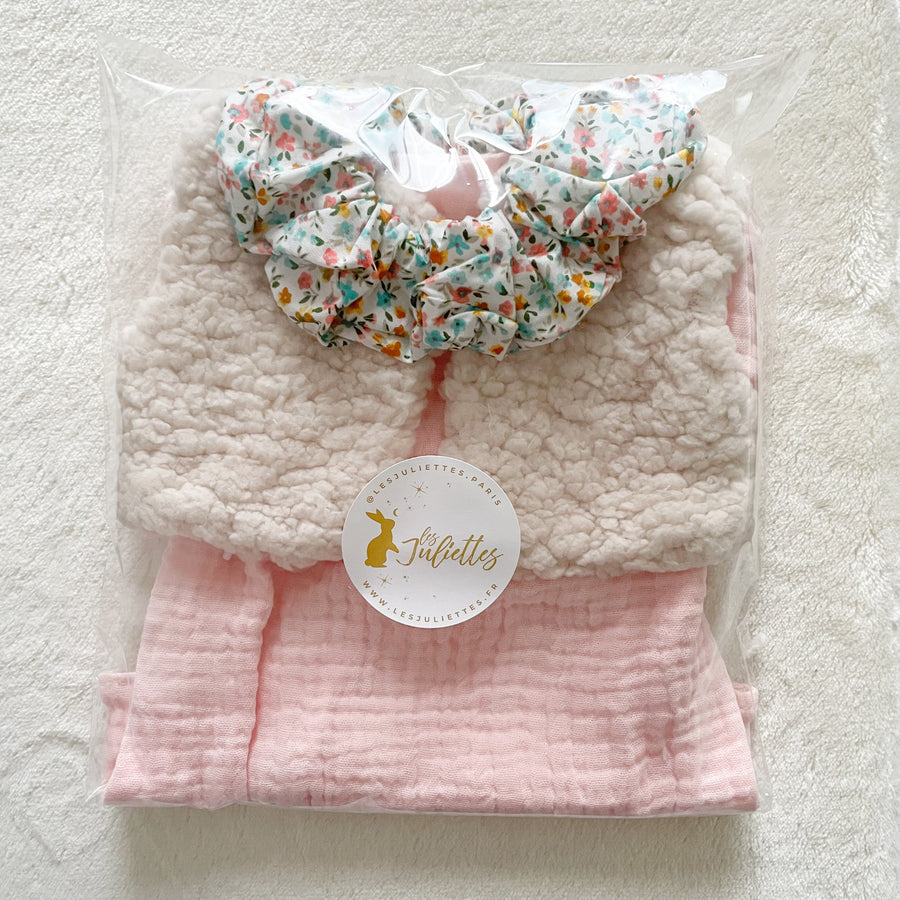 Tenue poupon 34/42 cm - 3 pièces - coloris divers