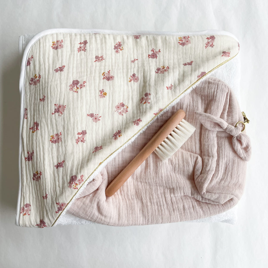 Coffret cadeau bain bébé personnalisé Rosa