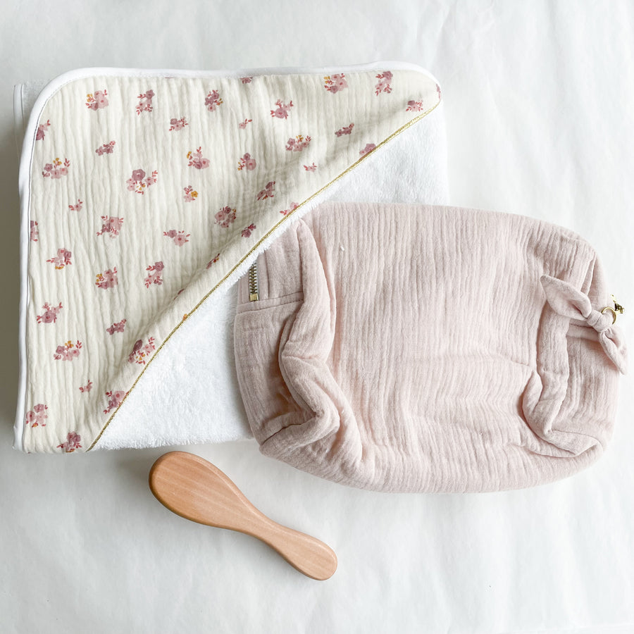 Coffret cadeau bain bébé personnalisé Rosa