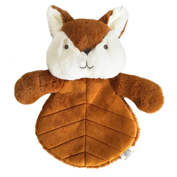 Doudou Renard plat personnalisé 30cm