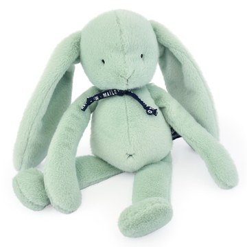 Peluche Lapin Méloé vert amande Personnalisable