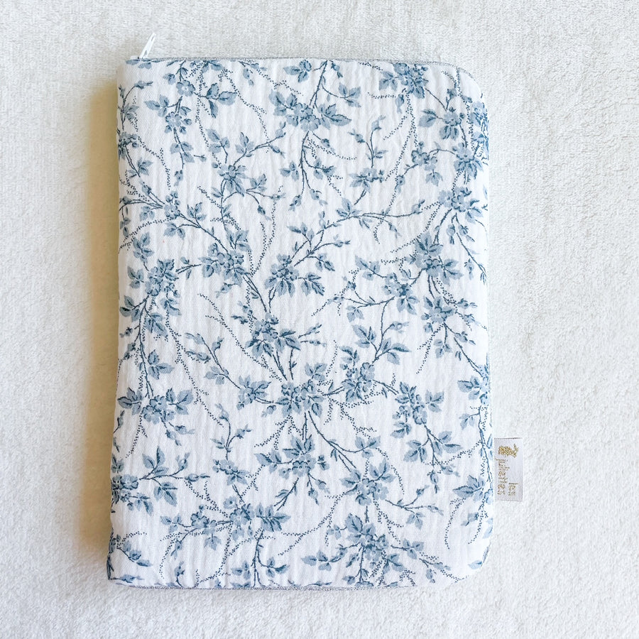 Housse de carnet de santé Jouy bleu