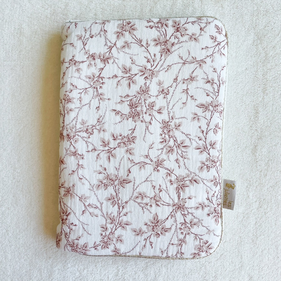 Housse de carnet de santé Jouy rose