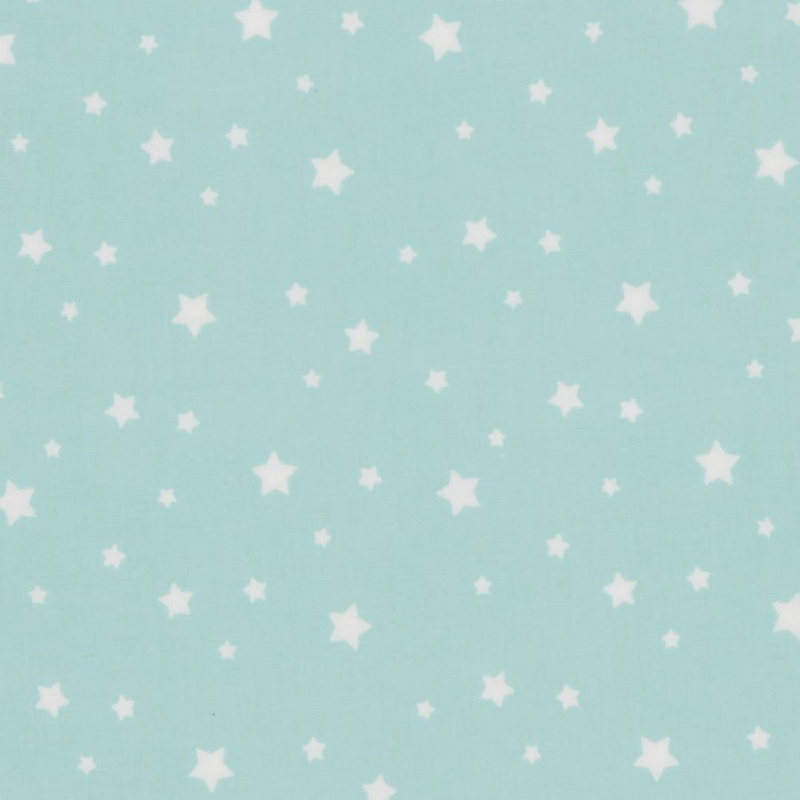 Bavoir tablier d'apprentissage enduit 6/24 mois  - Etoiles menthe