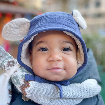 BONNET BEGUIN HIVER - marine