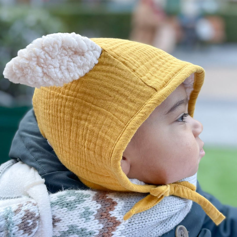 BONNET BEGUIN HIVER - miel