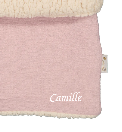 Snood enfant rose pétale