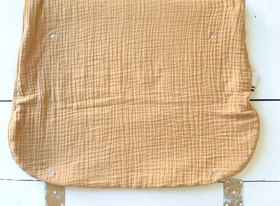Gigoteuse été en gaze de coton évolutive 3/24 mois - Caramel