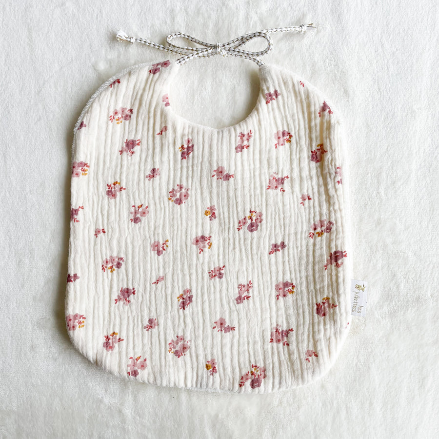 Bavoir naissance gaze Rosa #127