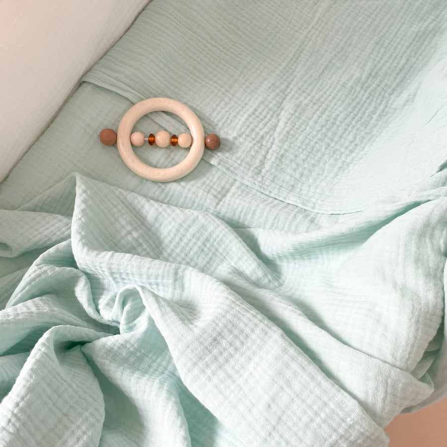 COUVERTURE LEGERE / MAXI LANGE menthe