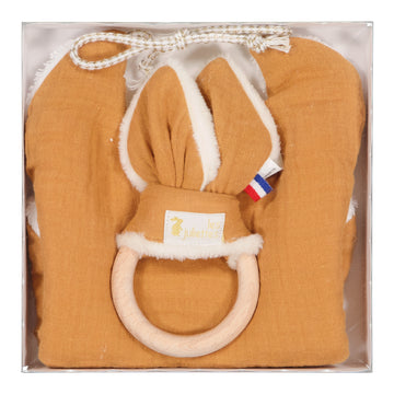 Coffret naissance lapinou caramel
