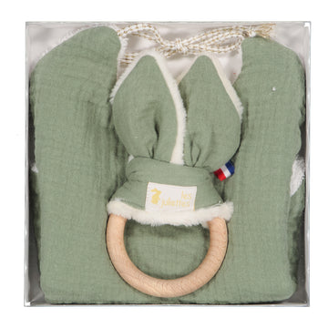 Coffret naissance lapinou kaki