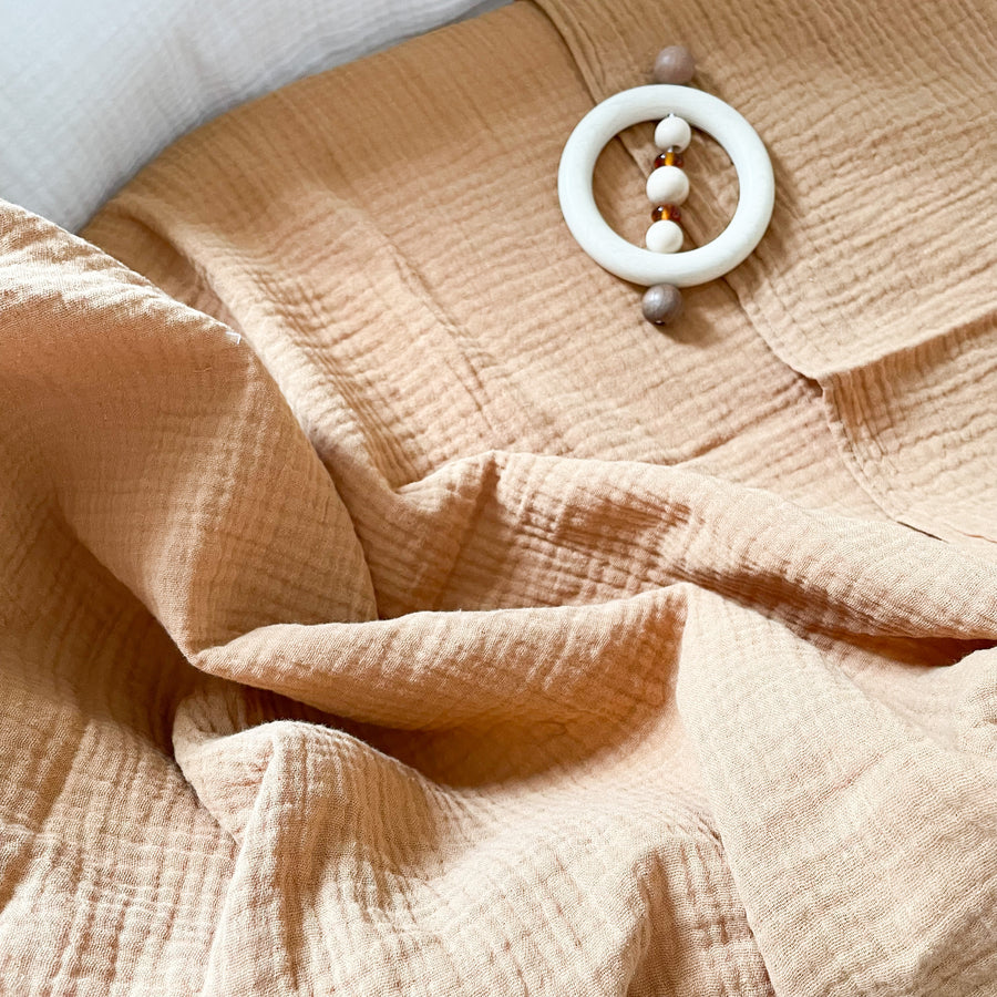 COUVERTURE LEGERE / MAXI LANGE caramel