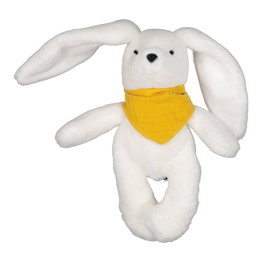 Mon doudou lapin personnalisable moutarde